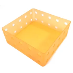 Clikits Container, 15 x 15 x 5, 10 Holes on Each Side / Trans-Dark Pink