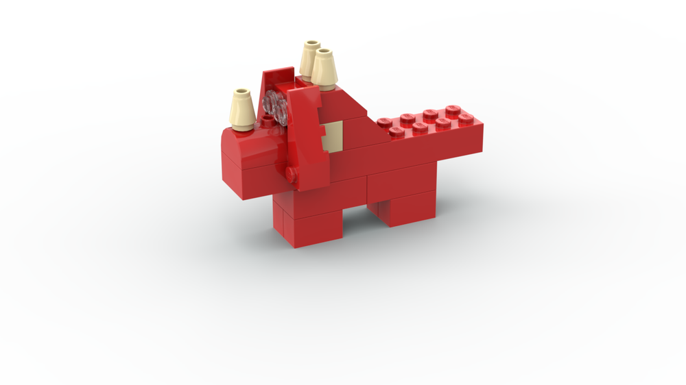 Lego 10715 Dinosaur red
