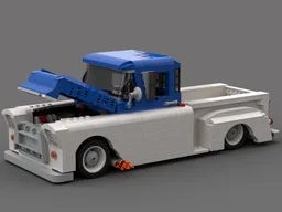 1957 Apache in Blue/White