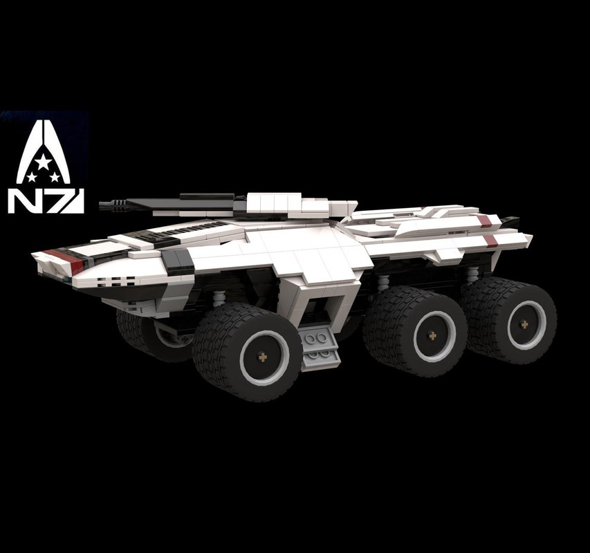 Lego Mass Effect M35 Mako - minifig scale