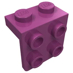 Bracket 1 x 2 - 2 x 2 / Magenta