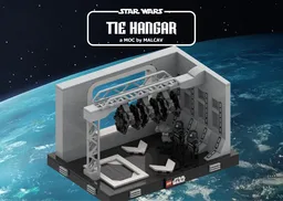 TIE Hangar Diorama