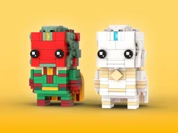 Vision Brickheadz LEGO MOC - Marvel Studios WandaVision