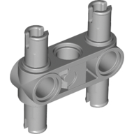 Lego Technic Pin Connector Hub Perpendicular 3L with 4 Pins (Squared Holes)