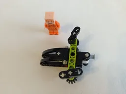 Drone with working propellers