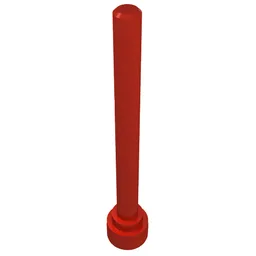 Antenna 1 x 4 with Flat Top / Red