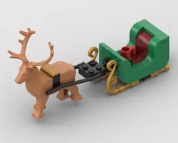 Winter Village 1 ELF Sleigh