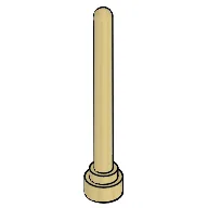 Antenna 1 x 4 with Rounded Top / Tan