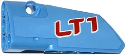 Technic, Panel Fairing # 3 Small Smooth Long, Side A with 'LT1' Pattern (Sticker) - Set 42036