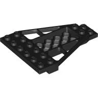 Wedge Plate 8 x 6 x 2/3 with Grille / Black