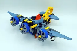 42201 Trimotor Propeller Plane