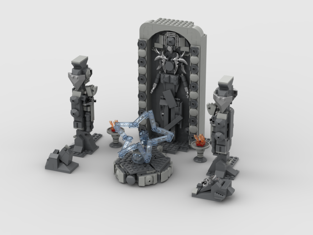 Lego Wundagore showdown from "Doctor Strange: In the multiverse of madness"