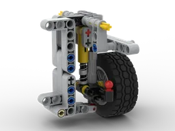Macpherson strut suspension for wheel 30.4