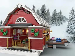 Santa's Workshop Barn - Complete