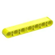 Technic Beam 1 x 7 Thick / Vibrant Yellow