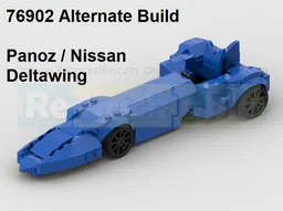 76902 Panoz / Nissan Deltawing - Alternate Build of 76902 Mclaren Elva