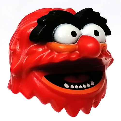Lego Minifig Head Special (Animal) / Red