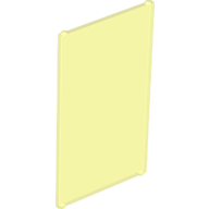 Lego Glass for Window 1 x 4 x 6 / Trans-Neon Green