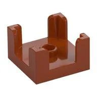 Panel 2 x 2 x 1 Corner Posts with Centre Stud / Dark Orange