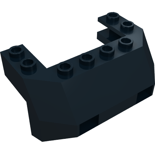 Lego Train Front Sloping Base / Black