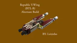 BTL-B Y-Wing (Republic Y-Wing) - Set 75333 Alternate Build