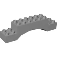 Duplo Brick 2 x 10 x 2 Arch / Light Bluish Gray