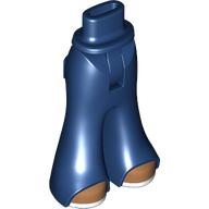 Lego Minidoll Hips and Wide Pants with Nougat Shoes, White Soles print / Dark Blue