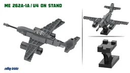 Messerschmitt ME 262A-1A/U4 on Display Stand
