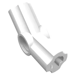 Technic Axle and Pin Connector Angled #4 - 135° / White