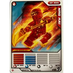 Trading Card, Ninjago Deck #2: 4 - NRG Kai - North American Version / [No Color/Any Color]