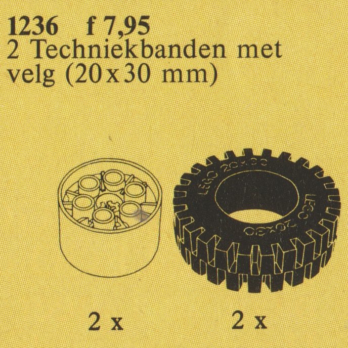 Lego TECHNIC wheels with hubs