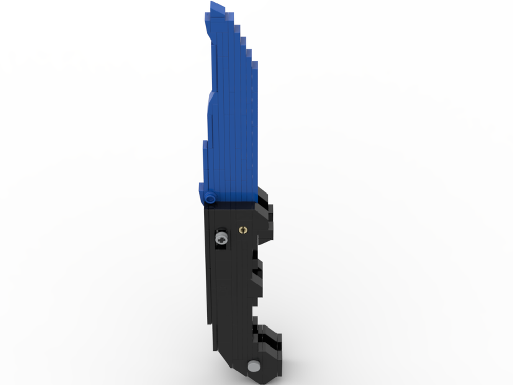 Lego CS2 Blue Steel flip knife