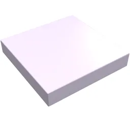 Tile 2 x 2 with Groove / Lavender