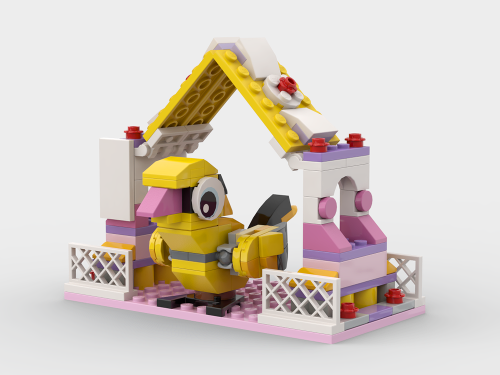 Lego Birdhouse - Black-naped Oriole