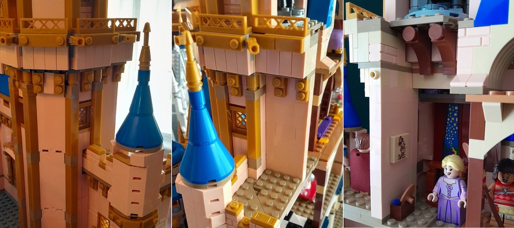 Lego Disney Castle Wall #2