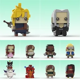 FFVII Brickheadz Complete Collection