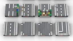 Microscale Road Modules 8x8
