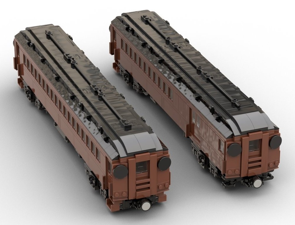 Lego 1:48 Pennsylvania Railroad M/P54 Coach/Combine v4
