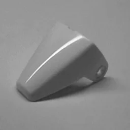 Large Figure Visor / Limb Cover, Armour [Plain] / White