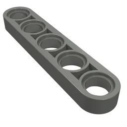 Technic Beam 1 x 5 Thin / Dark Bluish Gray