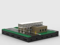 First Financial Bank at 1/200th Scale