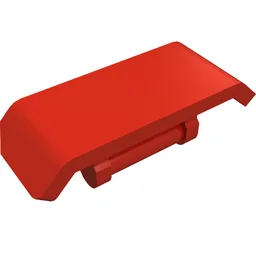 Spoiler 2 x 4 with Handle [Plain] / Red