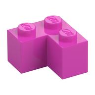 Lego Brick 2 x 2 Corner / Dark Pink