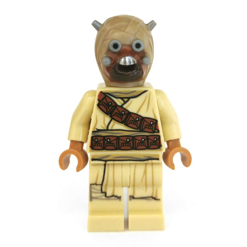 Lego Tusken Raider, Head Spikes, Shoulder Belt