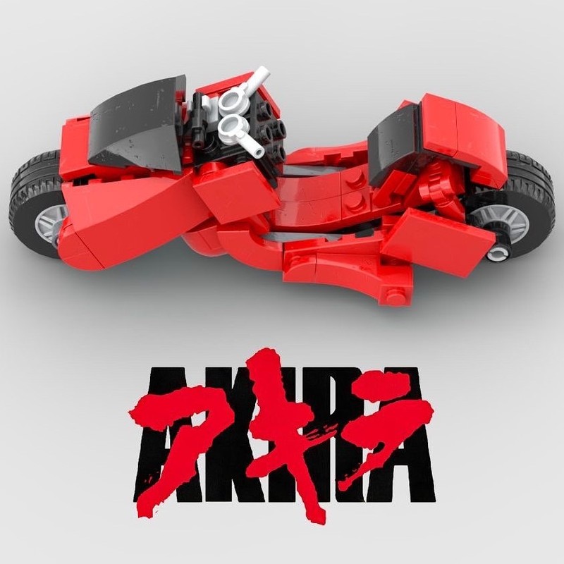 Lego AKIRA Bike alternate build for LEGO Vespa 40517