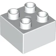 Duplo Brick 2 x 2 / White