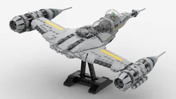 Mando Din Djarin's N-1 Starfighter Chrome Wizard