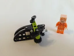 Drone with working propellers