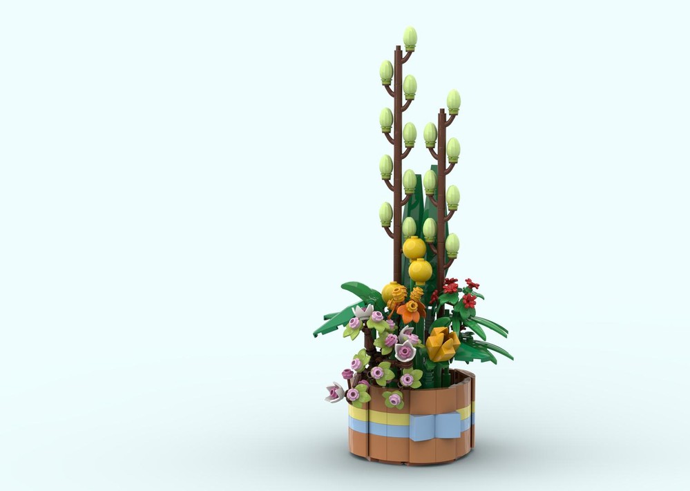 Lego Flower Basket