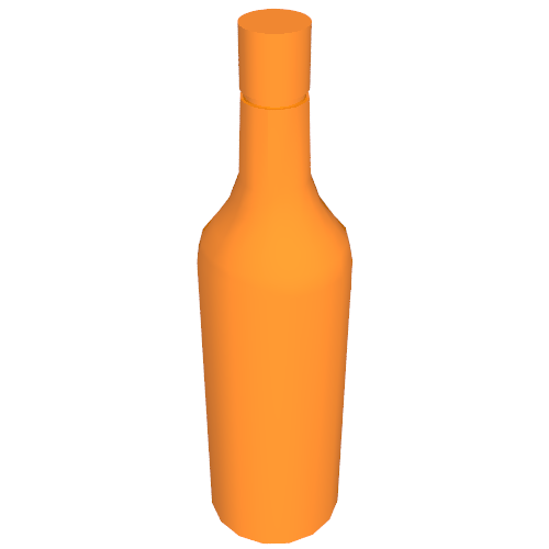 Lego Belville / Scala, Food, Bottle Wine / Orange